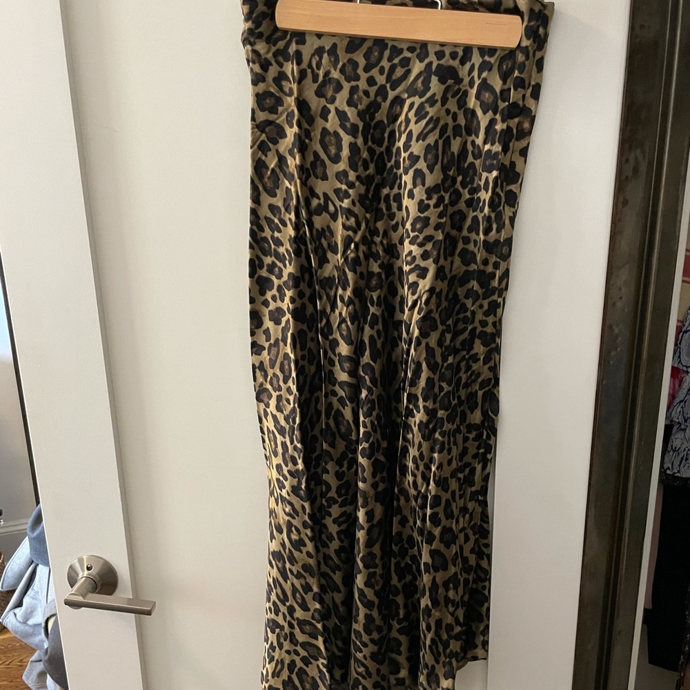 Cheetah print skirt